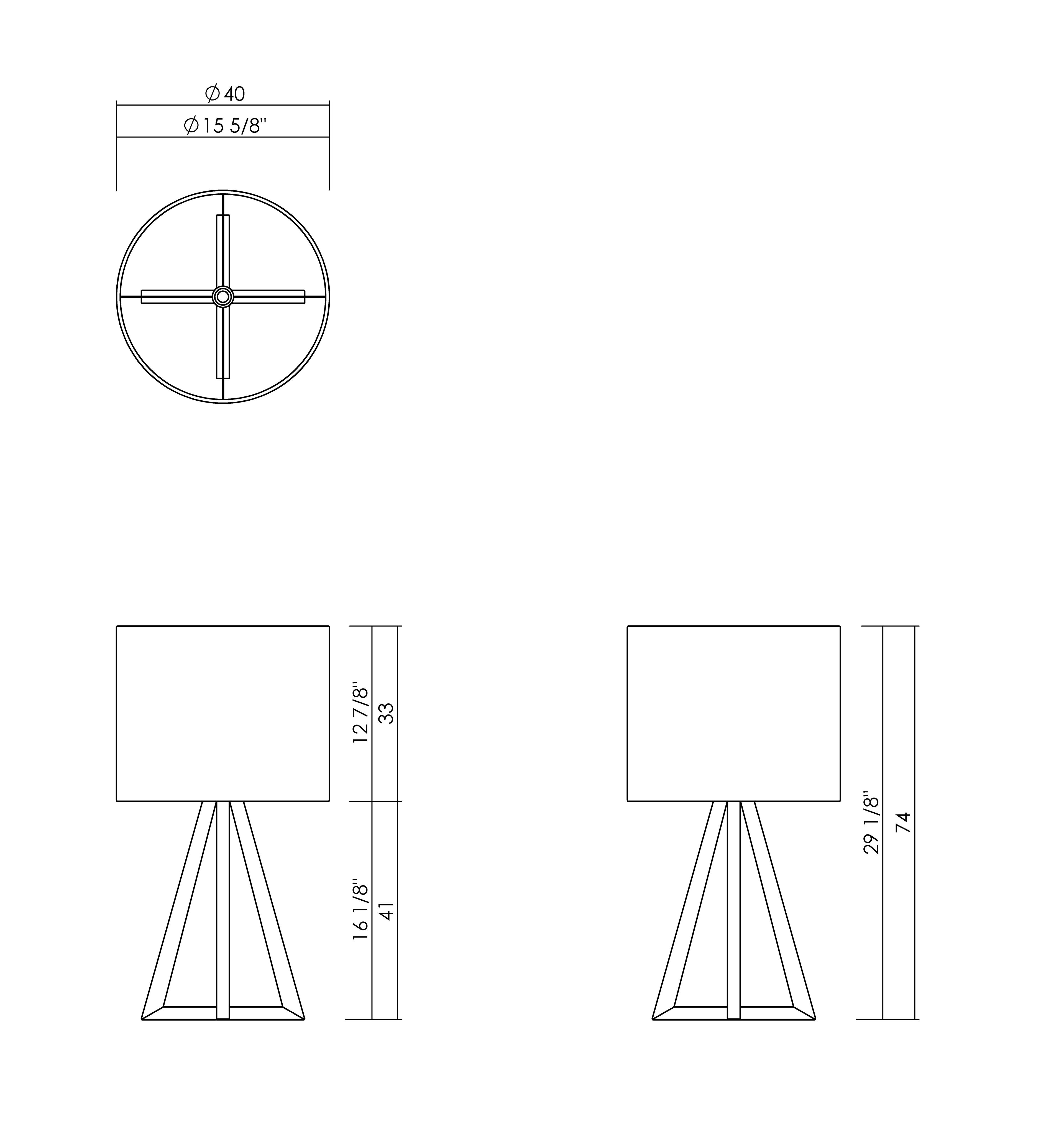 ABAJOUR CÚPULA CILÍNDRICA EIFFEL