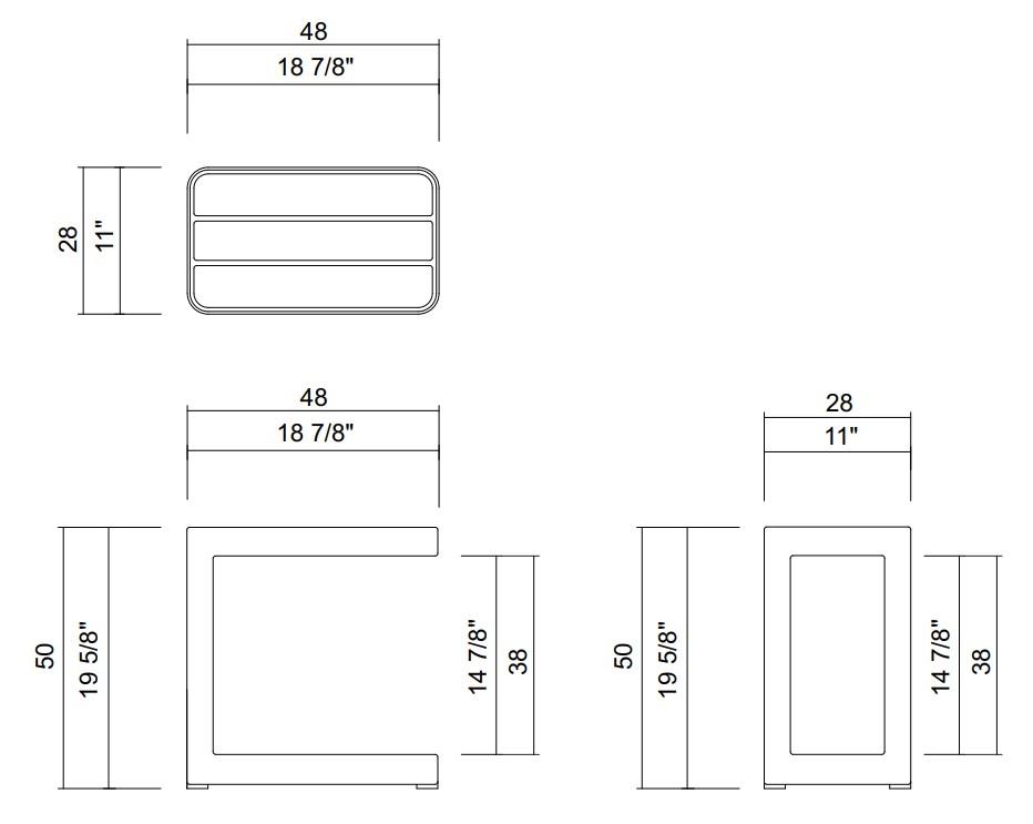 MESA LATERAL