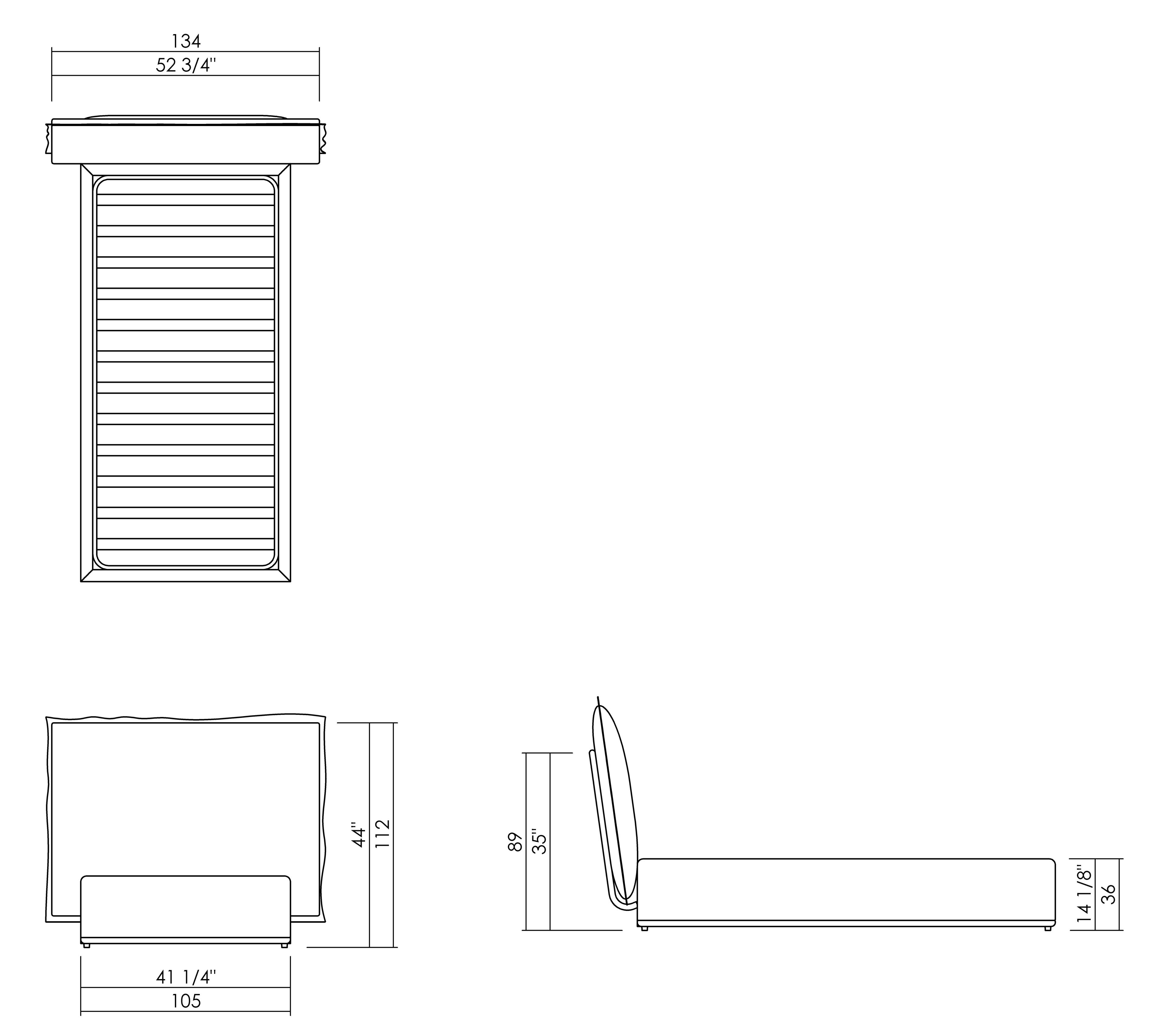 CAMA VITTORIA - COLCHÓN 96 X 203 CM