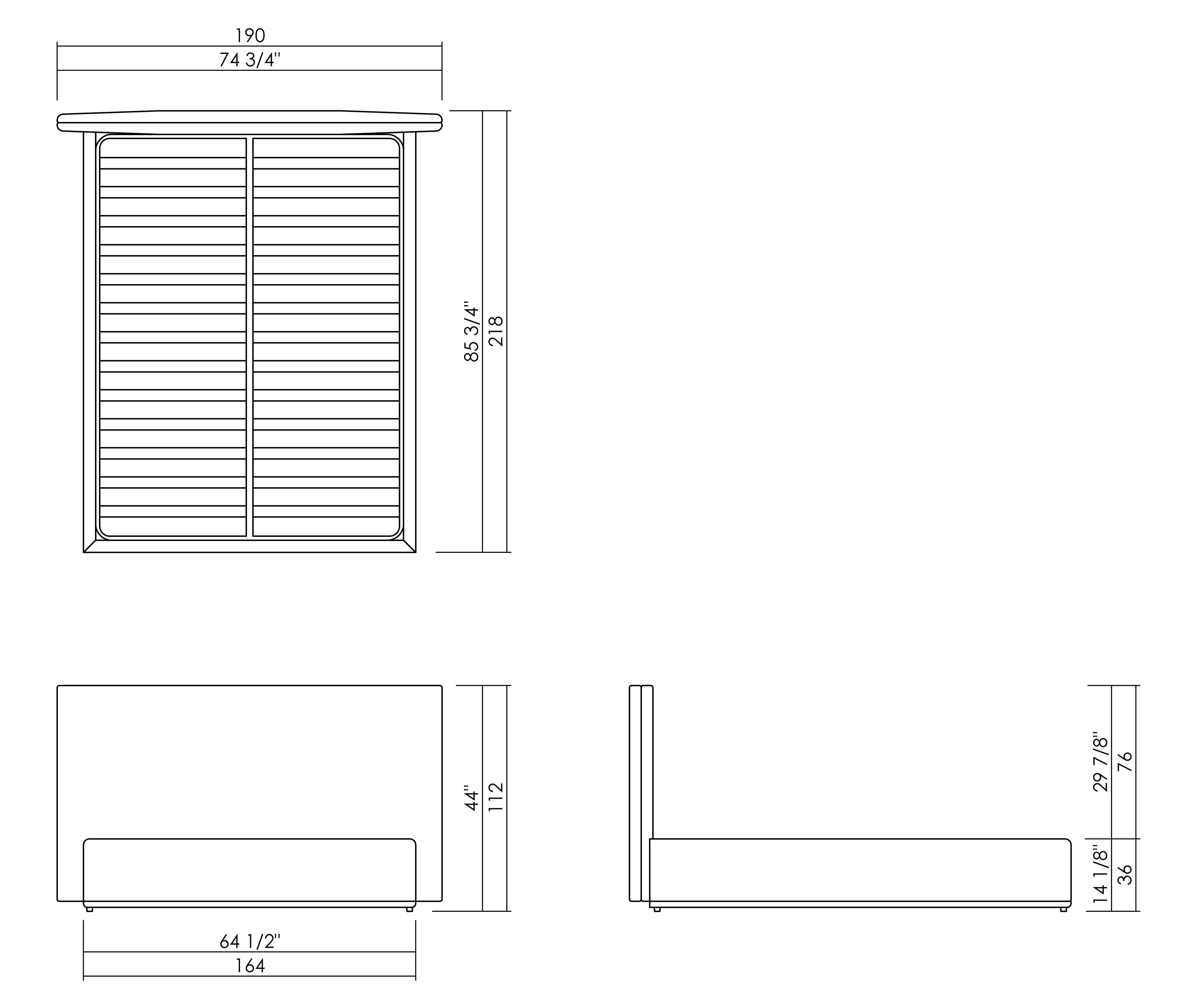 CAMA SERENA - COLCHÓN 152X203 CM