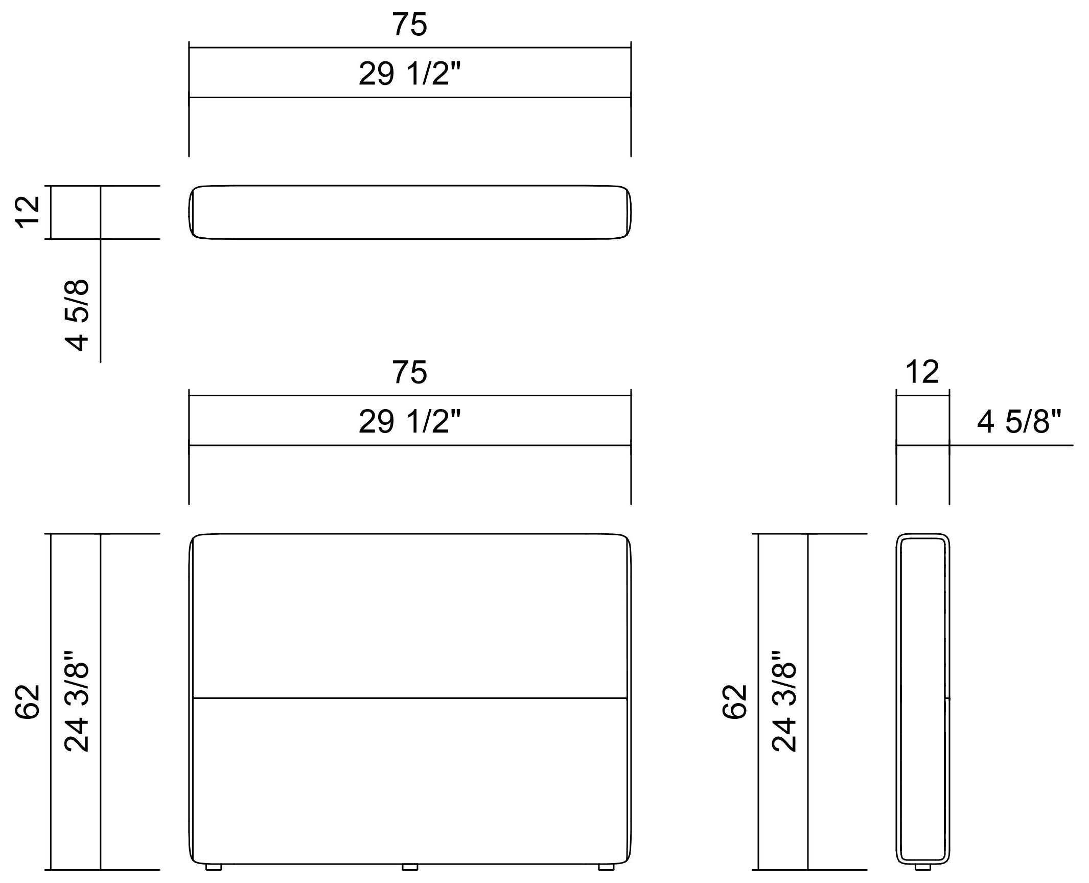 ENCOSTO 75 CM ATOL